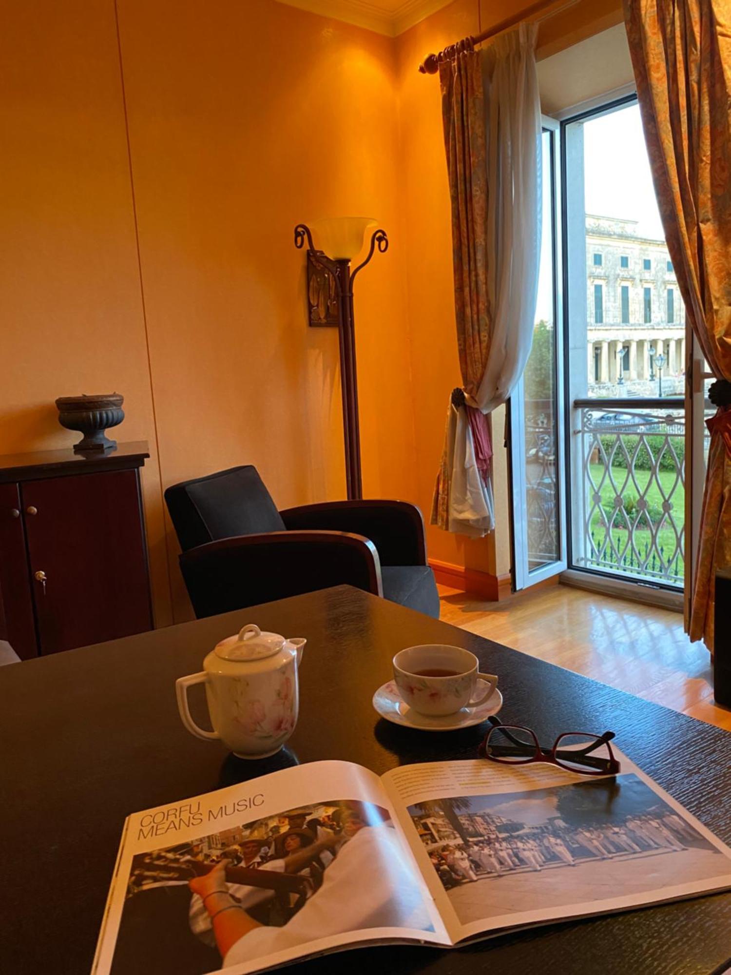 Palazzo Luxury Suite - View To Liston Square & Old Fortress Of Corfu Old Town المظهر الخارجي الصورة