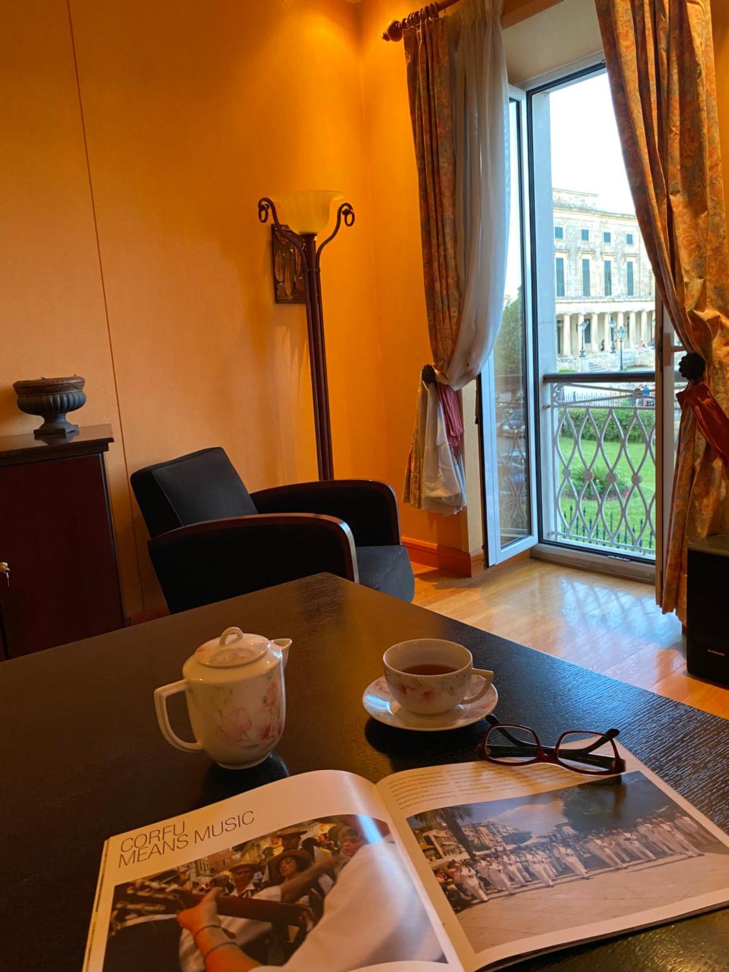 Palazzo Luxury Suite - View To Liston Square & Old Fortress Of Corfu Old Town المظهر الخارجي الصورة