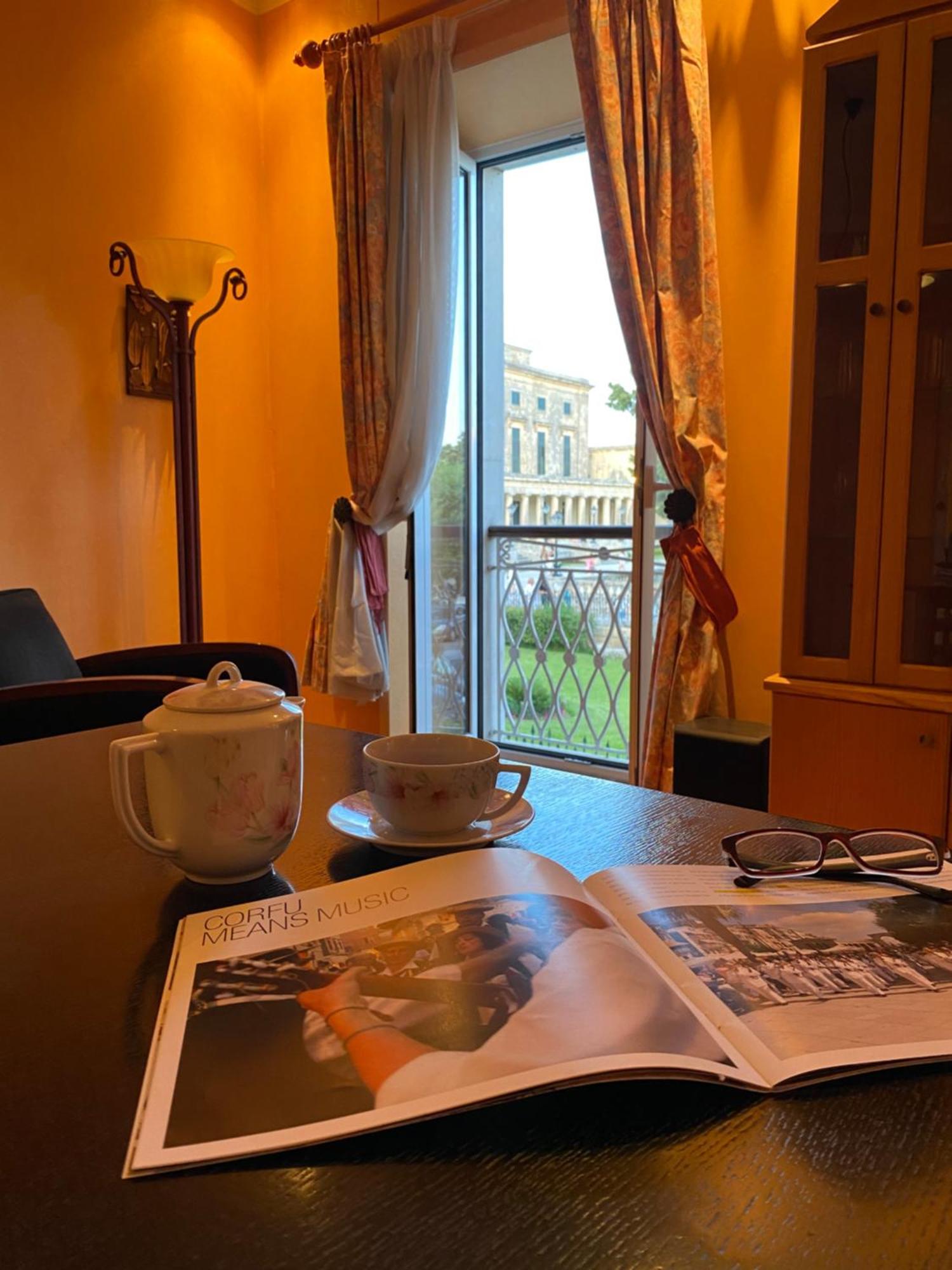 Palazzo Luxury Suite - View To Liston Square & Old Fortress Of Corfu Old Town المظهر الخارجي الصورة